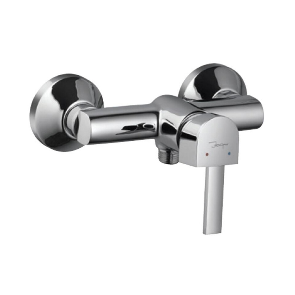 Jaquar-Single Lever Exposed Shower Mixer for Connection to Hand Shower with Connecting Legs & Wall Flanges DRC-37149