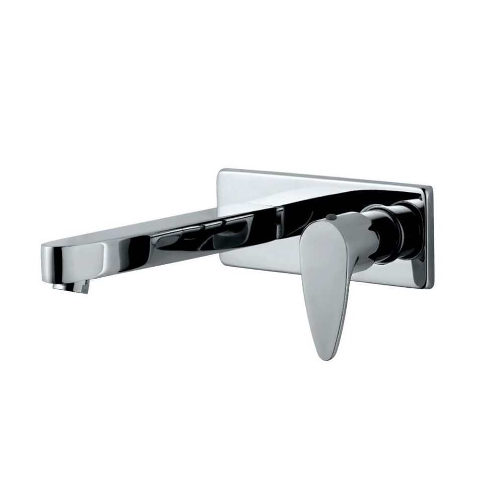 Jaquar-Exposed Part Kit of Single Concealed Stop Cock Consisting of Operating Lever, Cartridge Sleeve, Wall Flange (with Seals) & Basin Spout (Compatible with ALD-441)VGP-81441K