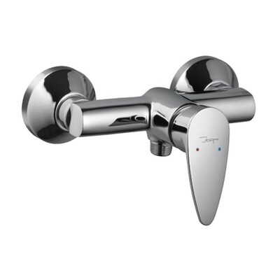 Jaquar-Single Lever Exposed Shower Mixer for Connection to Hand Shower with Connecting Legs & Wall Flanges VGP-81149