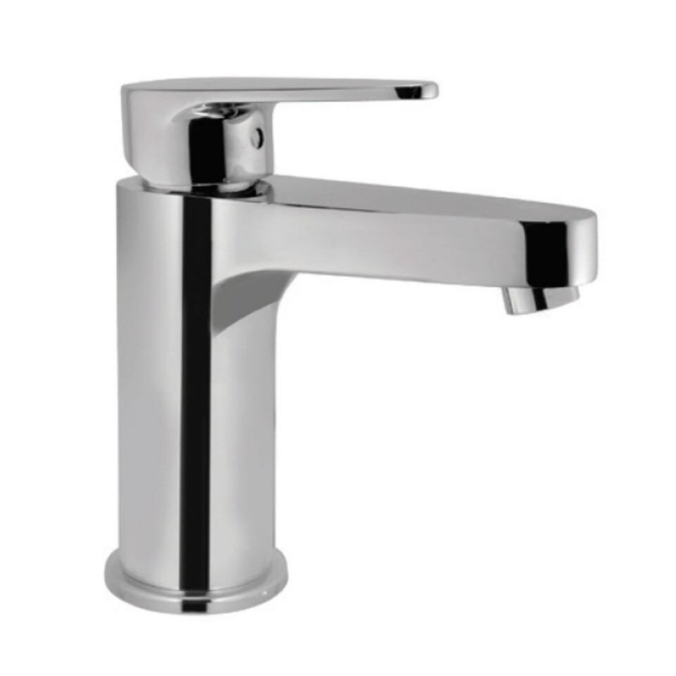 Jaquar-Single Lever Basin Mixer with Popup Waste with 450mm Long Braided Hoses VGP-81051B