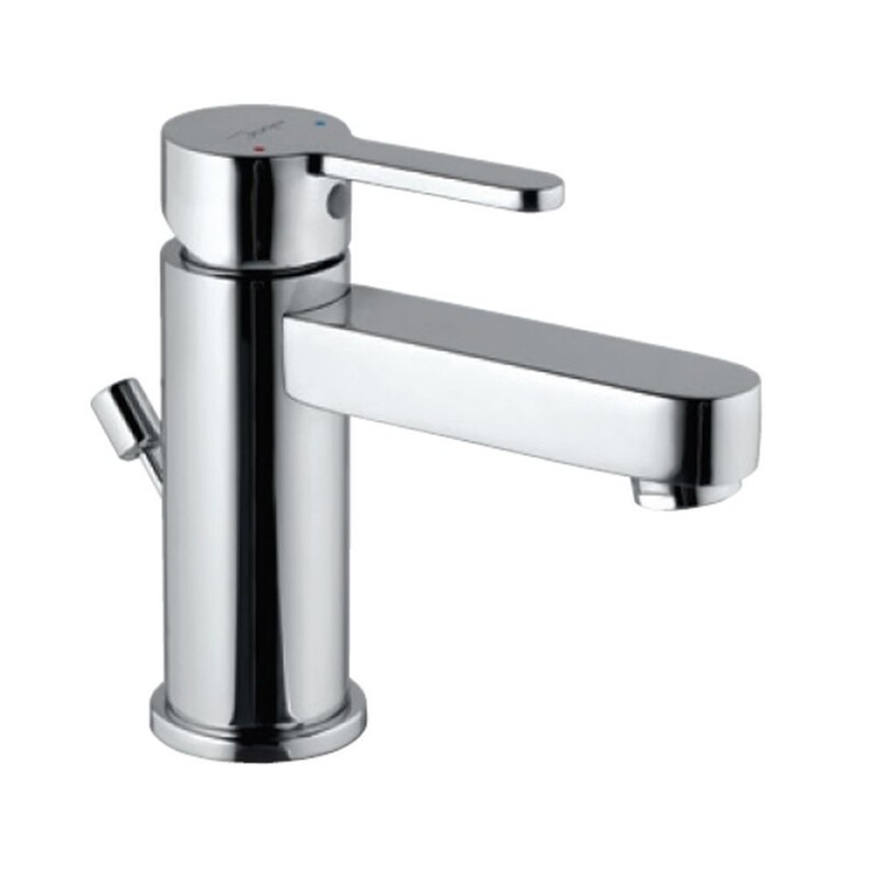 Jaquar-Single Lever Extended Basin Mixer(Height 85mm) with Popup WasteSystem with 450mm Long Braided Hoses FUS-29052B