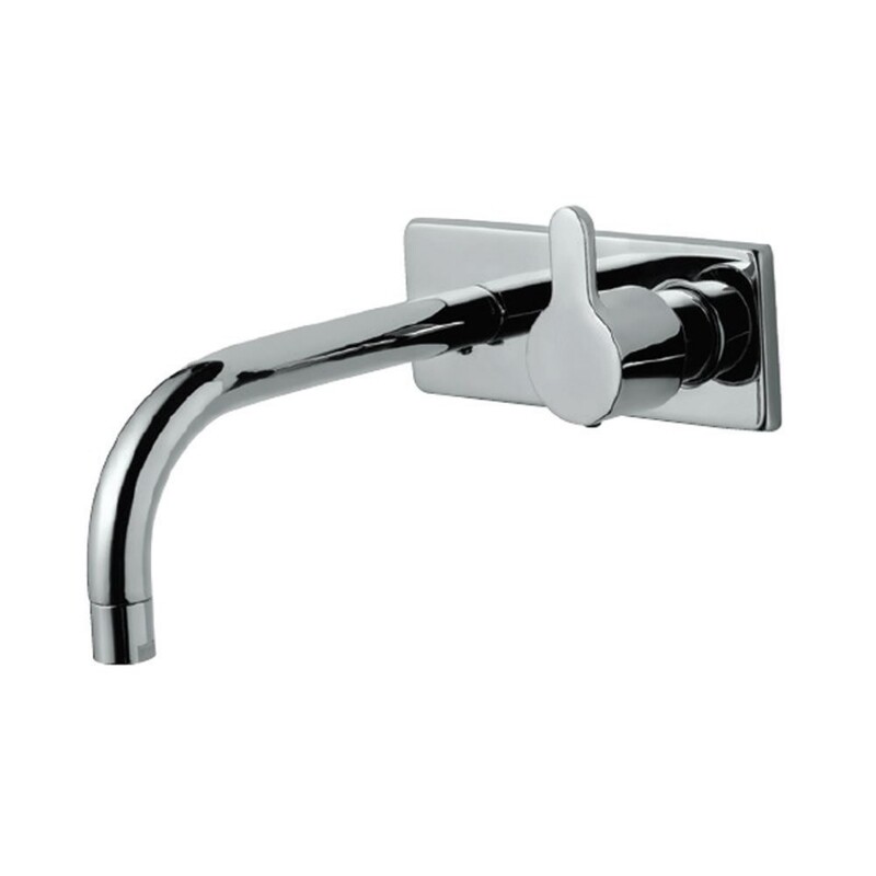 Jaquar-Exposed Part Kit of Single Concealed Stop Cock Consisting of Operating Lever, Cartridge Sleeve, Wall Flange (with Seals) & Basin Spout (Compatible with ALD-441) FUS-29441K