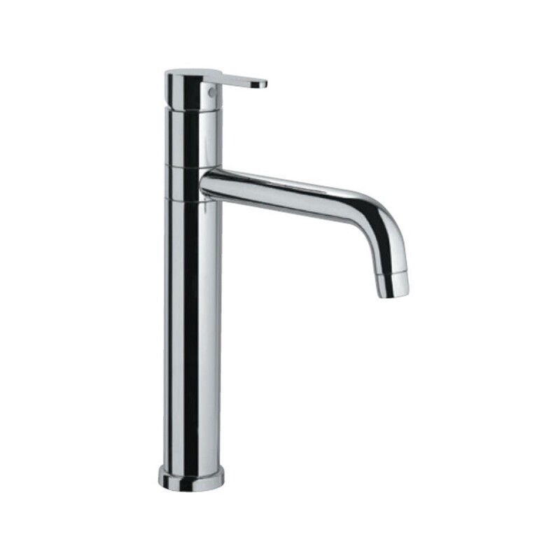 Single Lever Sink Mixer with 210mm Extension Body Swinging Spout
without popup Waste (Table Mounted) with 600mm Long Braided Hoses FUS-29009B