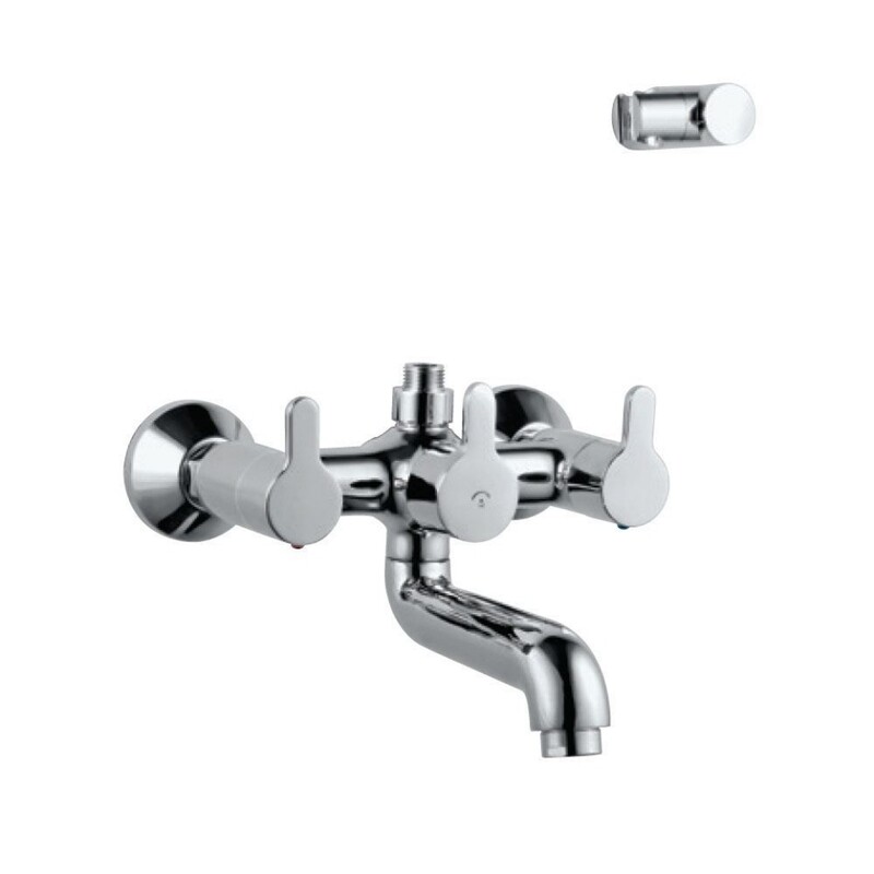 Jaquar-Wall Mixer with connector for Hand Shower Arrangement with
Connecting Legs, Wall Flanges &Wall Bracket for Hand Shower FUS-29267