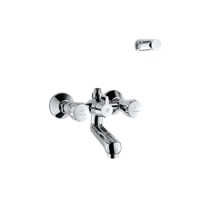 Jaquar-Wall Mixer with Connector for Hand Shower arrangement with Connecting Legs, Wall Flanges & Wall Bracket for Hand Shower CON-267KN
