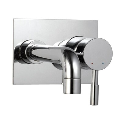 Jaqaur-Single Lever High Flow Bath Filler (Concealed Body) Wall Mounted Model with Bath Spout (Composite One Piece Body SOL-6135