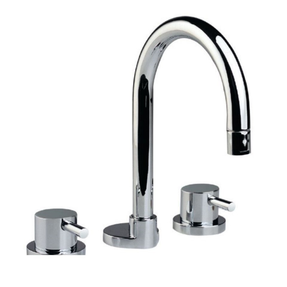 Jaquar-3-Hole Basin Mixer with Popup Waste System, 20mm Cartridge Size FLR-5191N