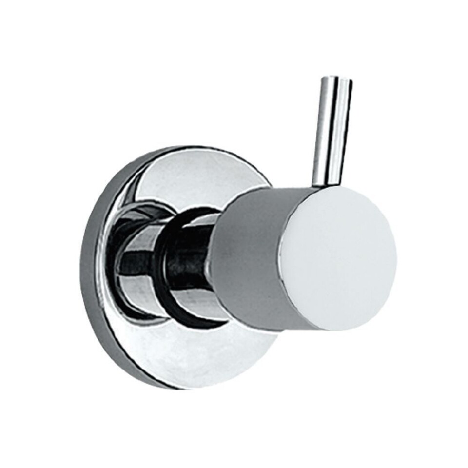 Jaquar-Exposed Part Kit of Concealed Stop Cock & Flush Cock with Fitting Sleeve, Operating Lever & Adjustable Wall Flange with Seal (compatible with ALD-083, ALD-089 & ALD-081) FLR-5083NK