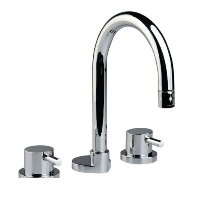 Jaquar-3-Hole Basin Mixer without Popup Waste System, 20mm Cartridge Size FLR-5189N