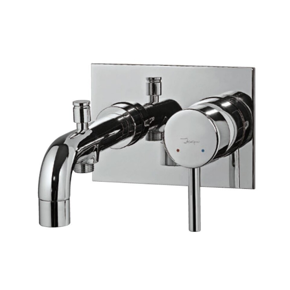 Jaqaur-Single Lever High Flow Bath &Shower Mixer (Concealed Body) Wall Mounted Model with Button Spout (Composite One Piece Body)
FLR-5137