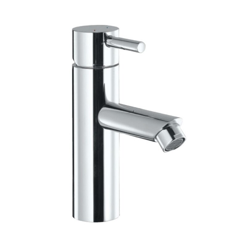 Jaquar-Single Lever Mini Basin Mixer without Popup Waste System with 450mm Long Braided Hoses FLR-5025B