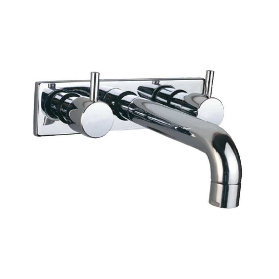 Jaquar-Two Concealed Stop Cocks with Bath Spout (Composite One Piece Body) FLR-5435N