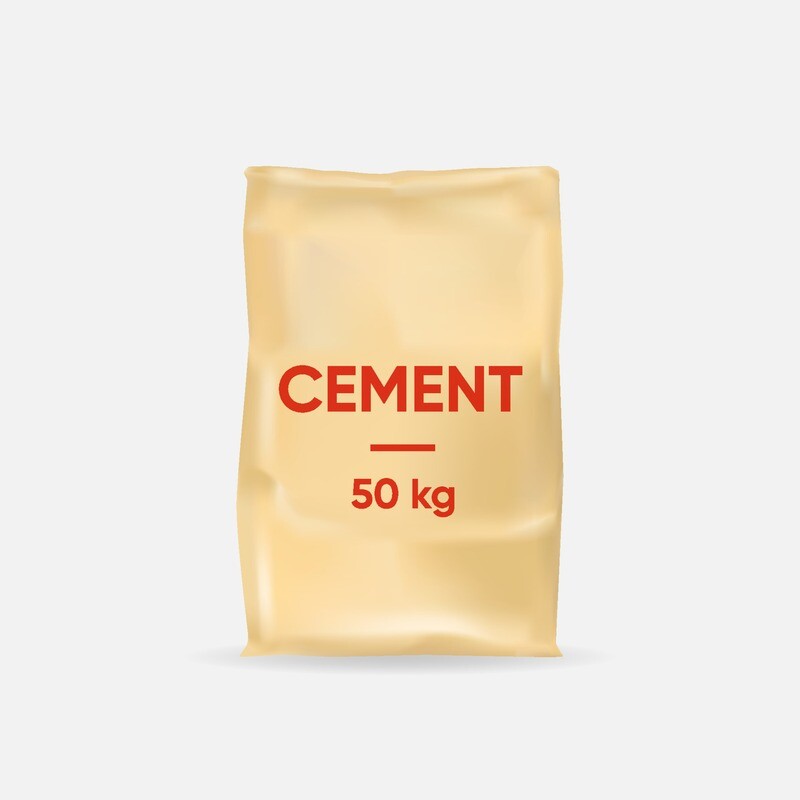 53 Grade PPC Cement 50kg HDPE (Sack) Bag- 100 Bags Ramco/ Dalmia/ Coromandel/ Zuari