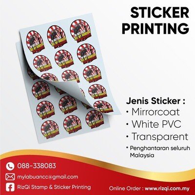 Cetak Sticker Produk