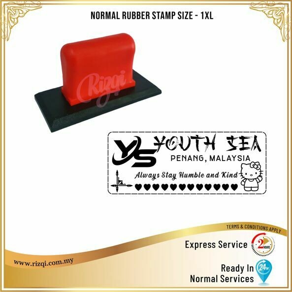 Rubber Stamp XL Saiz