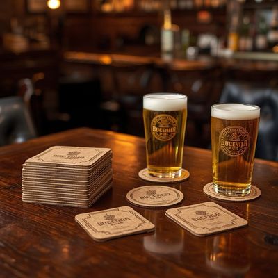 Sottobicchieri in cartone