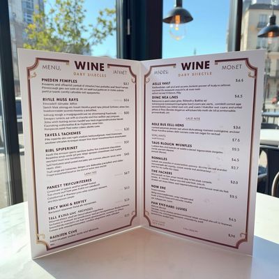 Menu con Piega a Metà