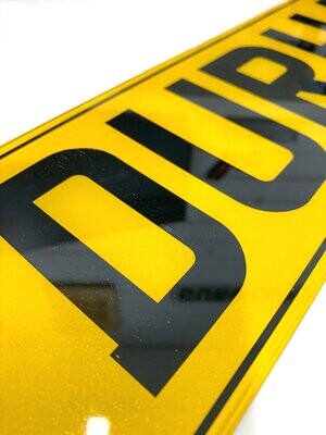 Standard Number Plates