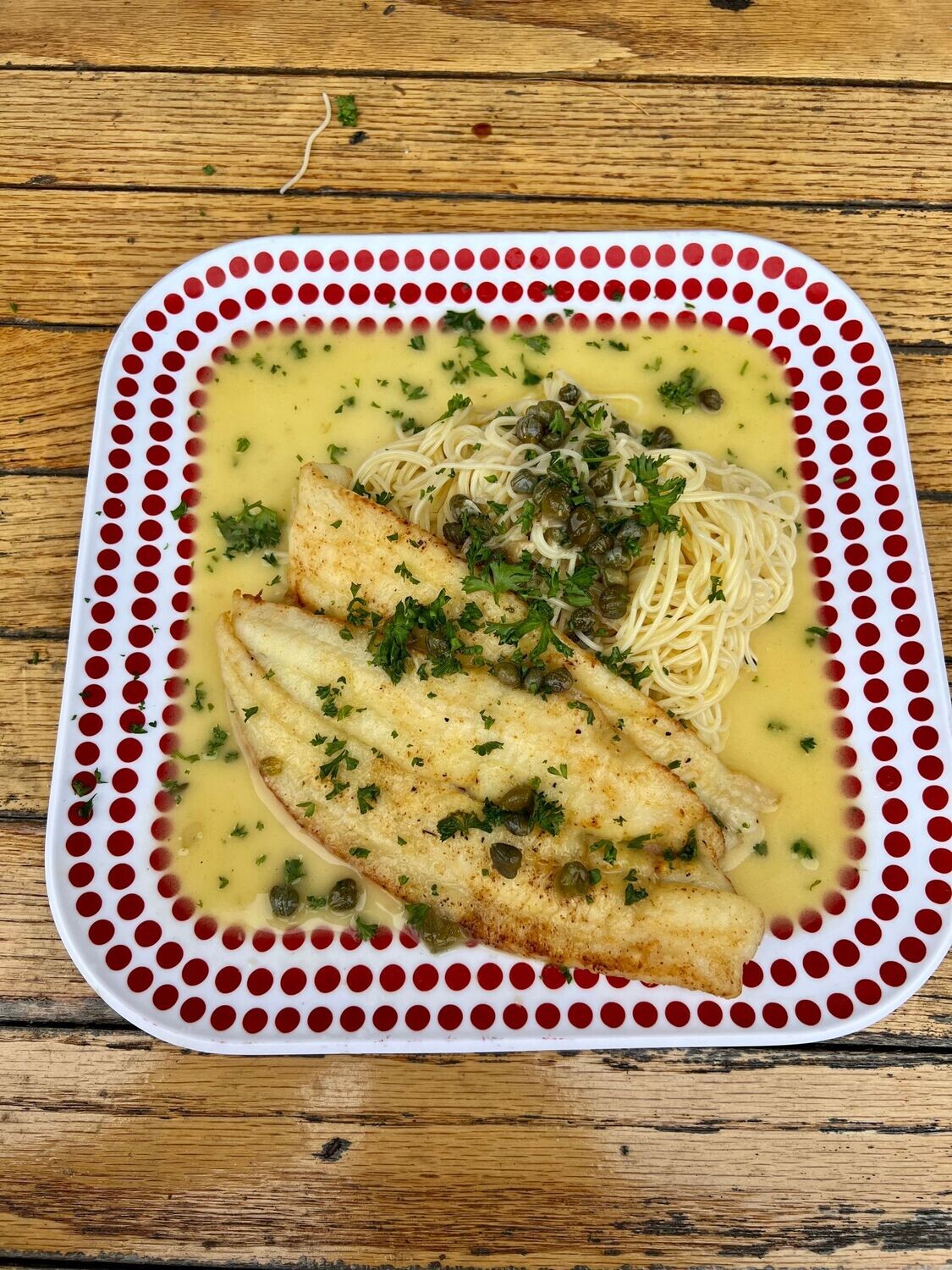 SOLE PICCATA DINNER