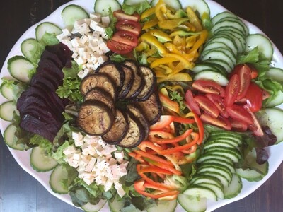 Feta, Roasted Beat Salad