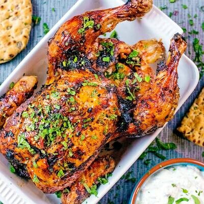 Whole Roasted Harissa Chicken