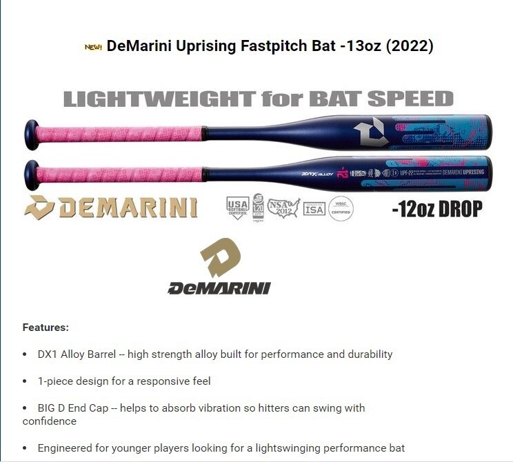 2022 Uprising(-12)Fastpitch bat