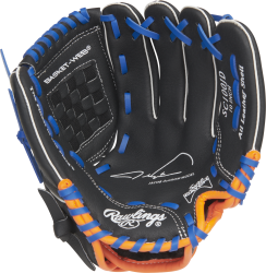 RAWLINGS &quot;SURE CATCH&quot; SERIES 10-INCH YOUTH BASEBALL GLOVE J. DEGROM SIGNATURE