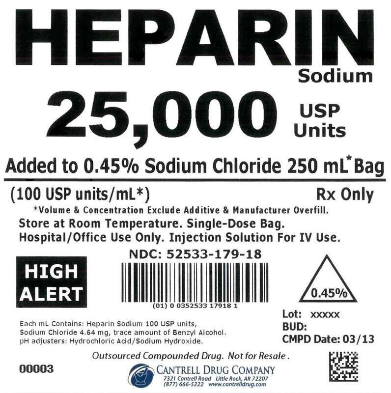 Heparin 25,000 UI