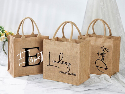 Burlap Tote