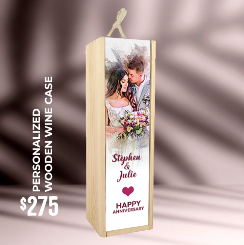 Wooden Wine Case