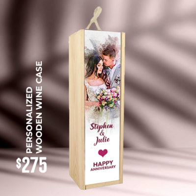 Wooden Wine Case