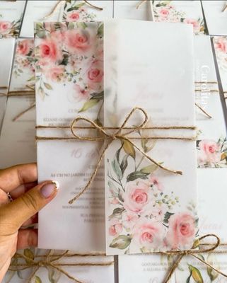 Invitation - Vellum Semi Transparent