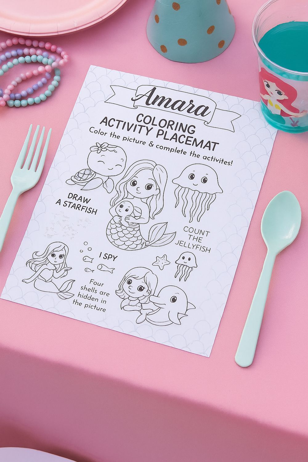 Activity Placemat