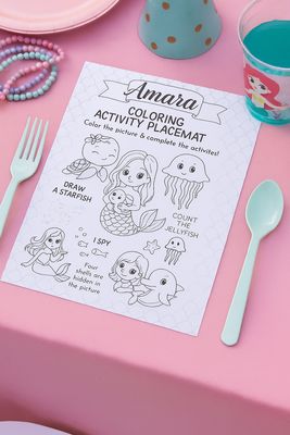 Activity Placemat