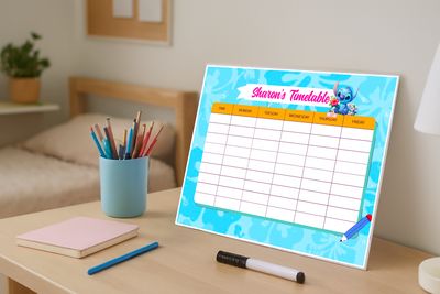 DryErase Timetable