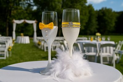 Bride &amp; Groom Glass