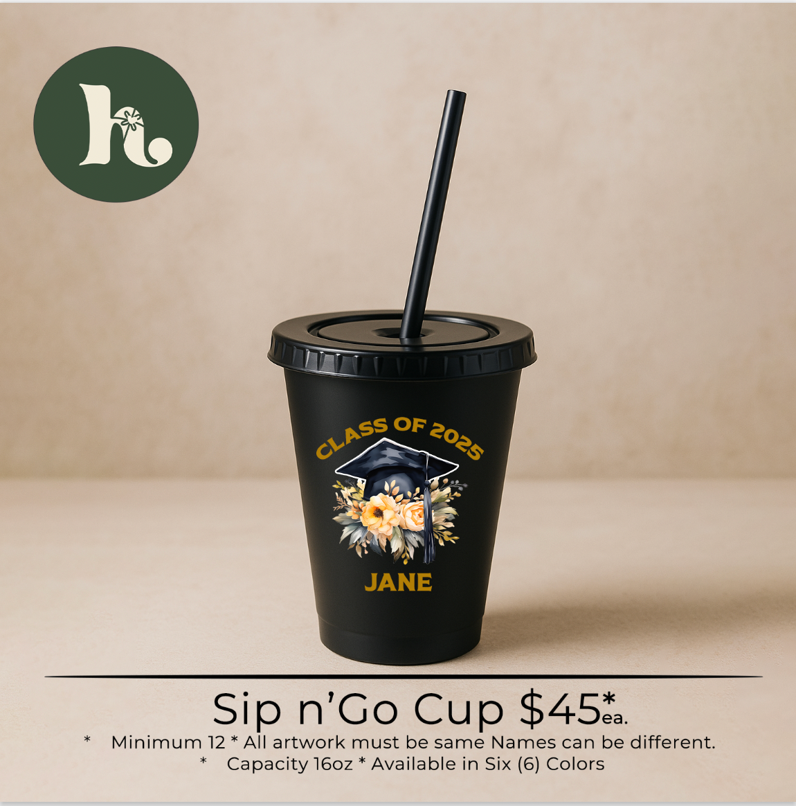 Sip n' Go Cups