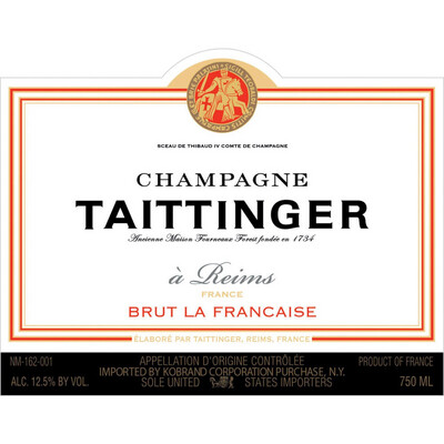 Taittinger Brut La Francaise, Champagne, FR MV