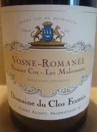 Albert Bichot Domaine Du Clos Frantin Vosne-Romanee 2018
