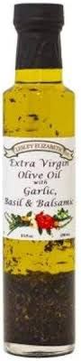 Lesley Elizabeth Extra Virgin Olive Oil With Garlic, Basil, And Balsamic