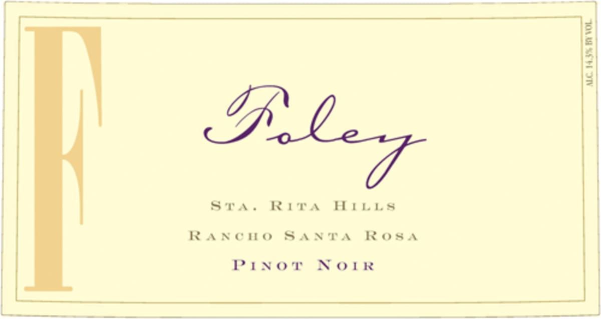 Foley Pinot Noir, Sta. Rita Hills, 2021