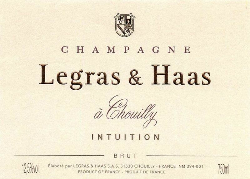 Champagne Legras &amp; Haas Intuition Brut NV