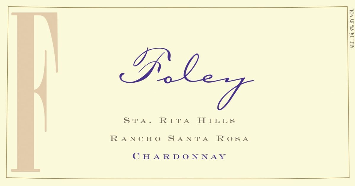Foley Chardonnay, Sta. Rita Hills, 2021
