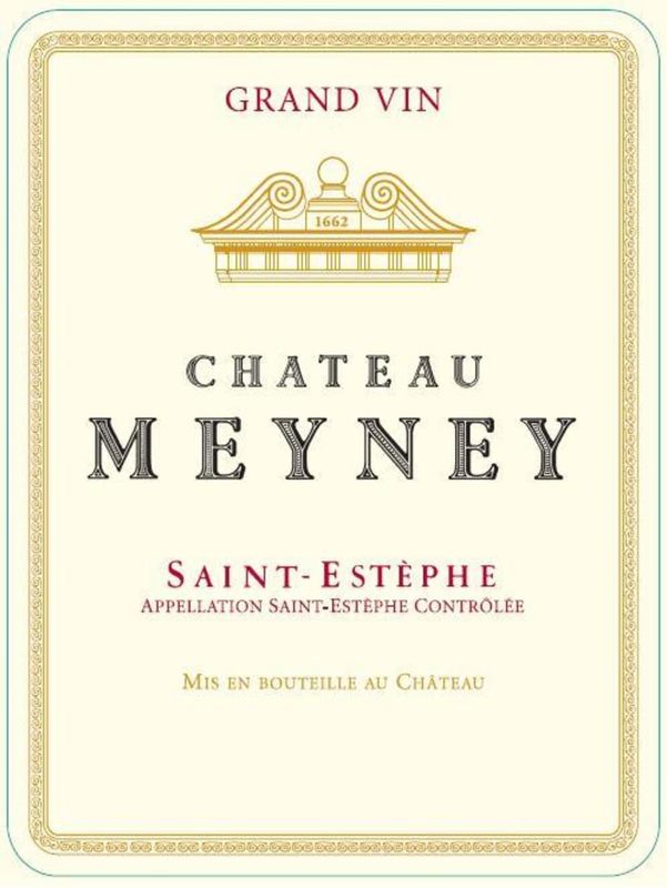 Chateau Meyney Saint-Estephe, Bordeaux, France 2019