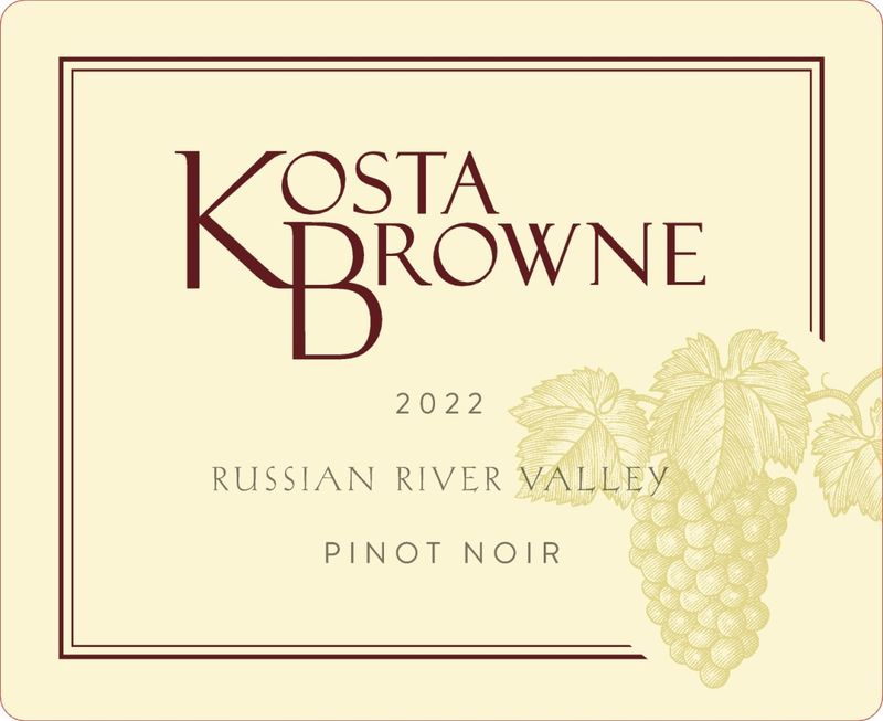 Kosta Browne Pinot Noir, Russian River Valley, CA 2022