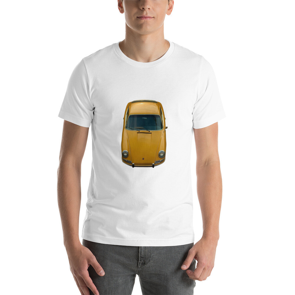 Classic Yellow Porsche 