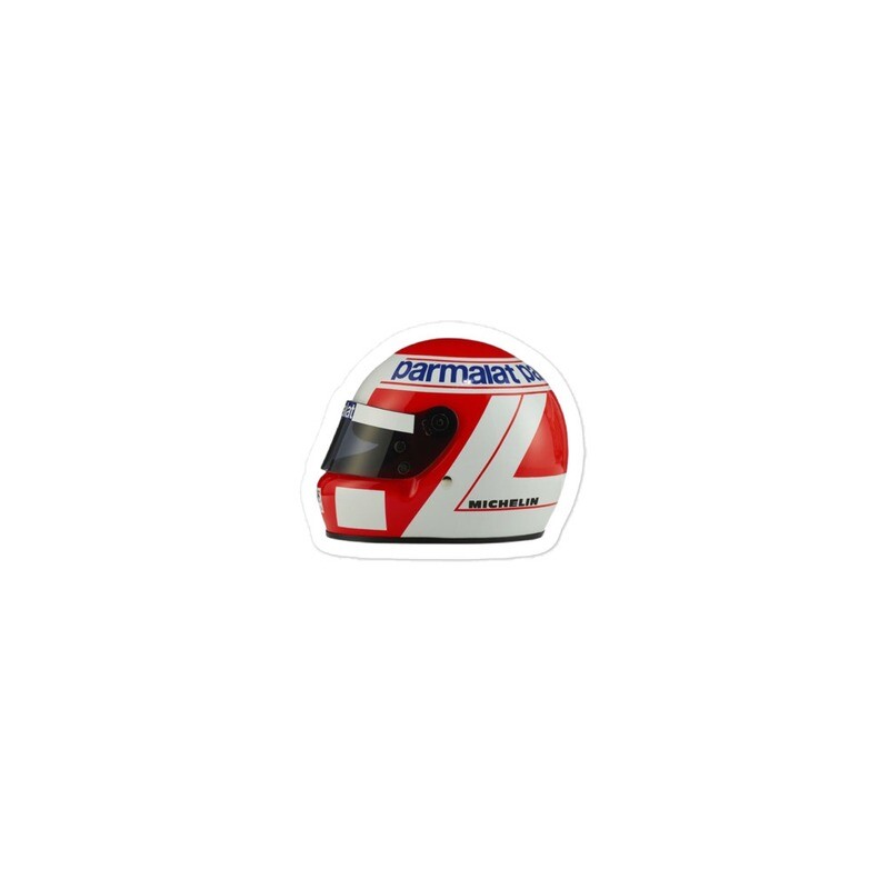 Niki Lauda 1984 F1 Helmet  stickers