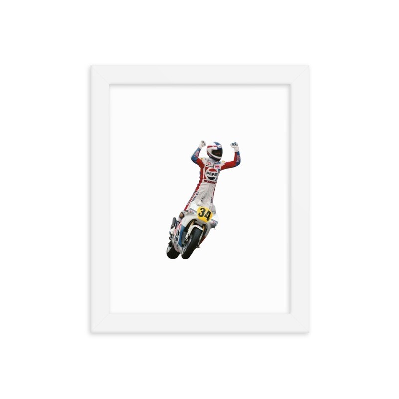 Ken Schwantz Winning Framed poster