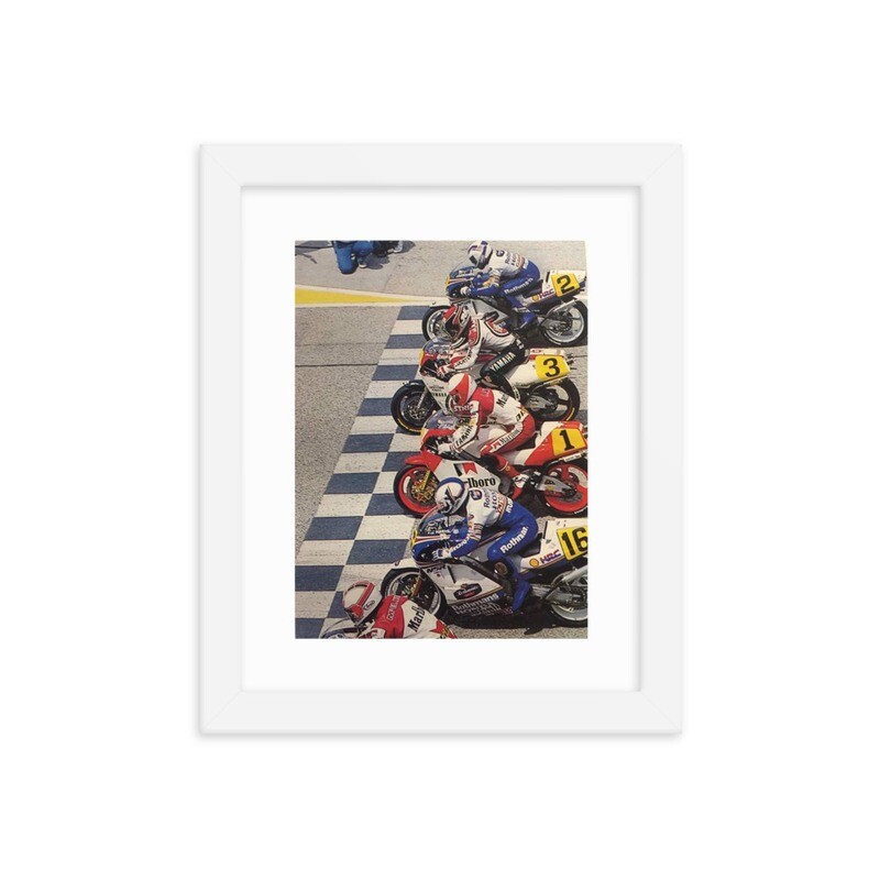 Legendary Grid Framed poster