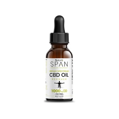 1000mg Recover Broad Spectrum Oil